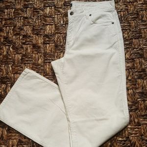 J.Crew Women Corduroy Off White Size 8